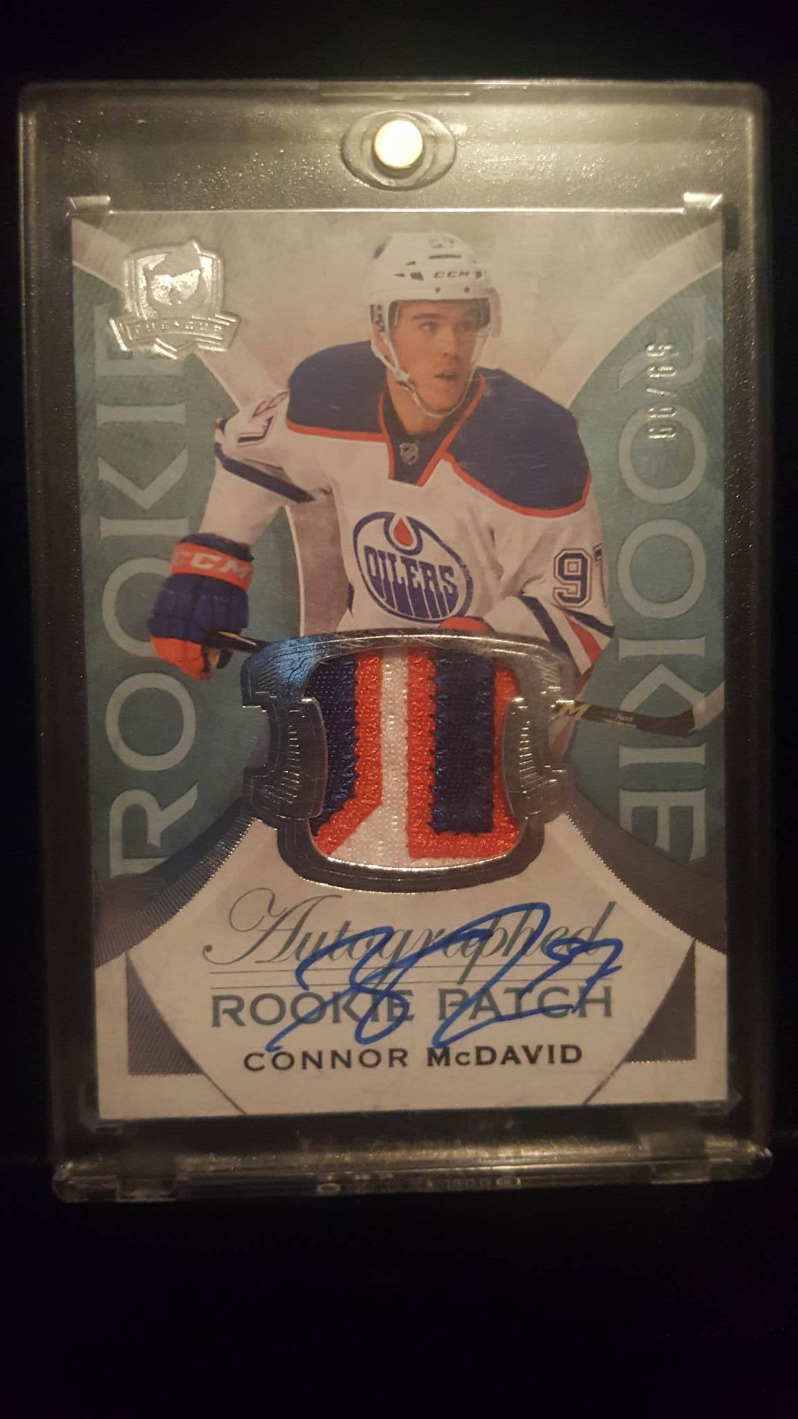 15/16 Upper Deck The Cup Connor McDavid RPA #’d to 99
