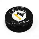 Jaromir Jagr Pittsburgh Penguins Autographed Hockey Puck  (1 Available) 