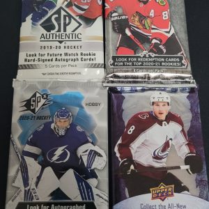 Random Hockey Pack Lot – Between $50-60 in value (This is NOT for the exact packs pictured)