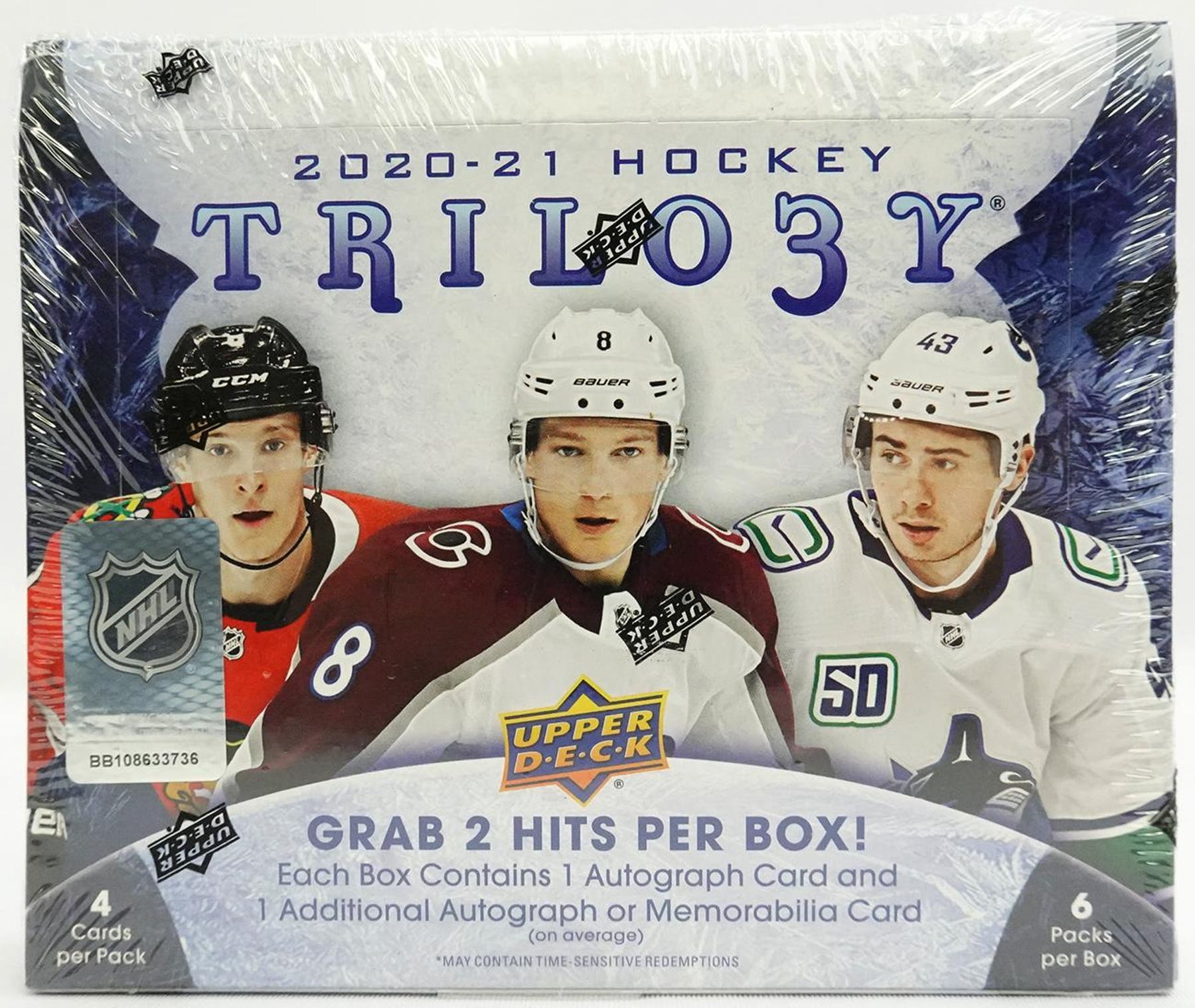 20/21 Upper Deck Trilogy 5 Box Half Case #2614